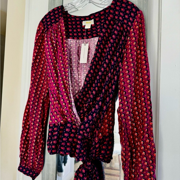 Anthropologie Maeve Puff-Sleeved Blouse - Picture 7 of 16